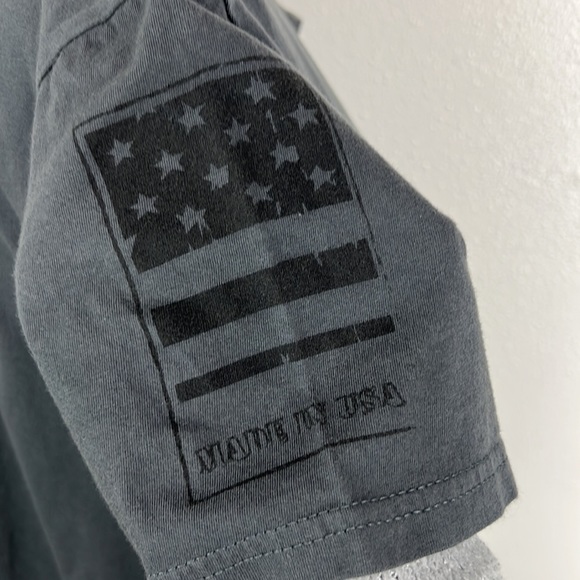 Ahern Rentals Shirt Women Medium Grey Cotton Graphic Short Sleeve Tee Adult - Picture 8 of 10